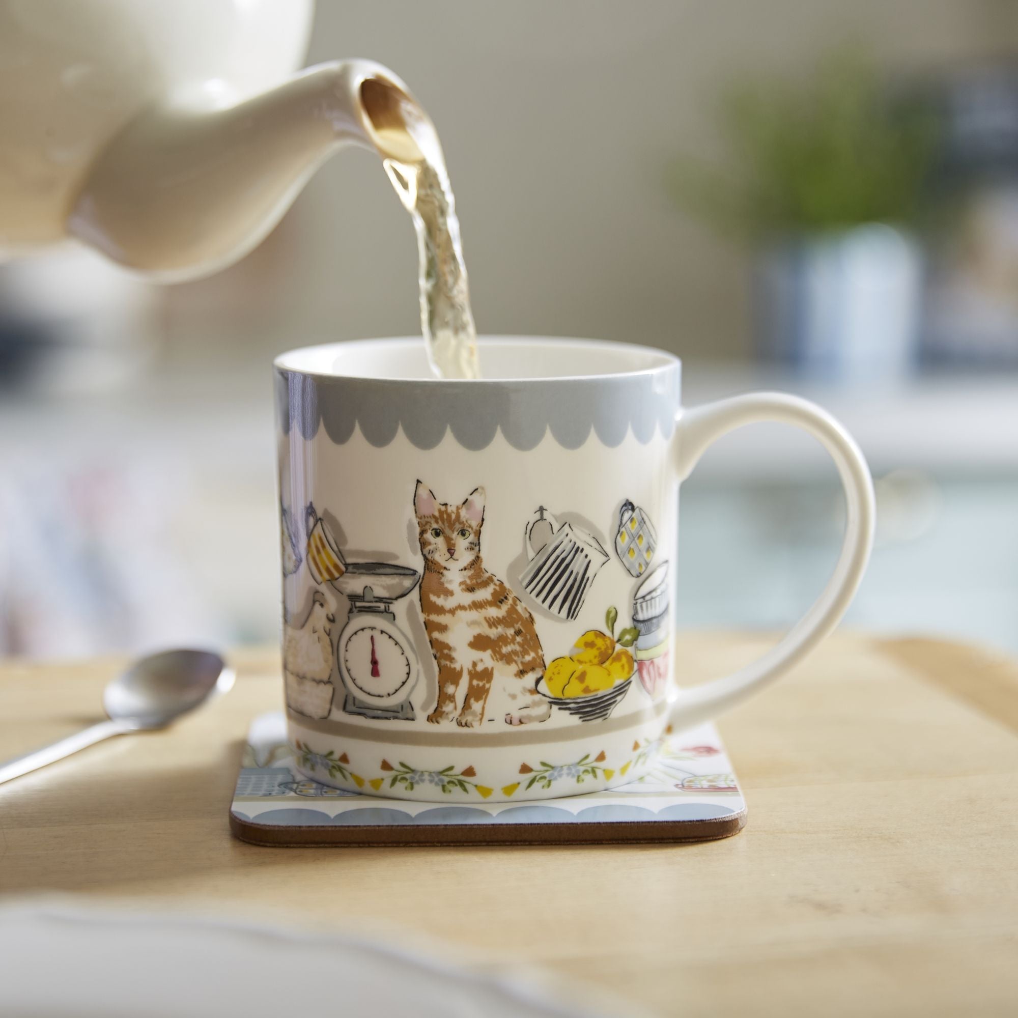 Pantry Cats Bone China Mug