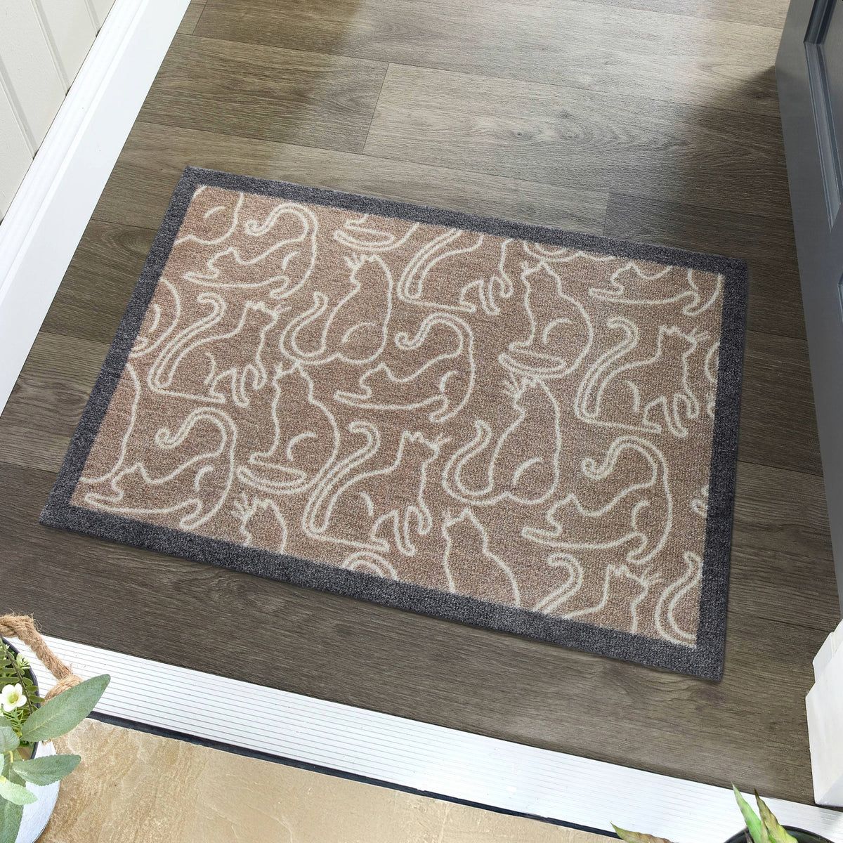 Cat Pattern Doormat