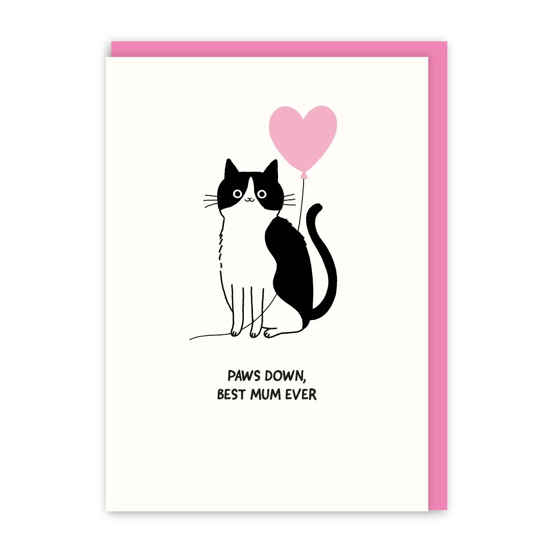 Paws Down Mothers Day Card