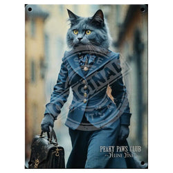 Peaky Paws, Russian Blue Cat Magnet