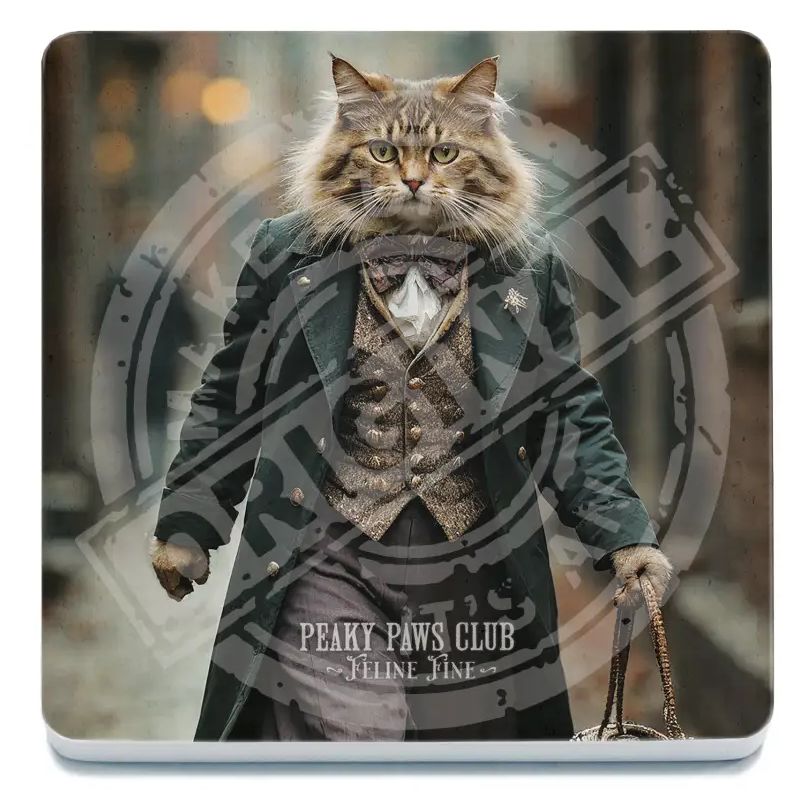 Peaky Paws, Maine Coon Cat Coaster