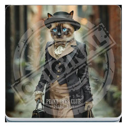 Peaky Paws, Siamese Cat Coaster