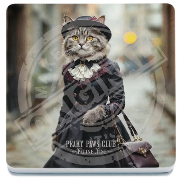 Peaky Paws, Tabby Cat Coaster