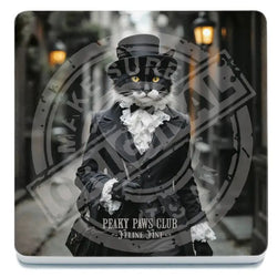 Peaky Paws, Tuxedo Cat Coaster