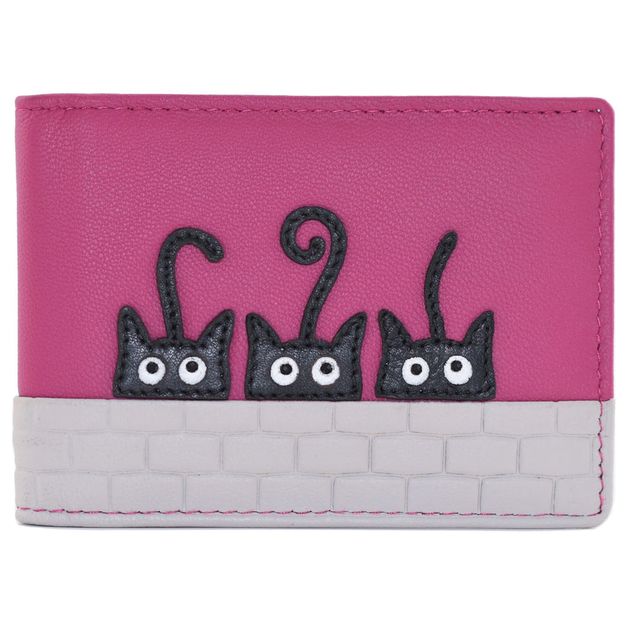 Peek a Boo Leather ID & Card Holder