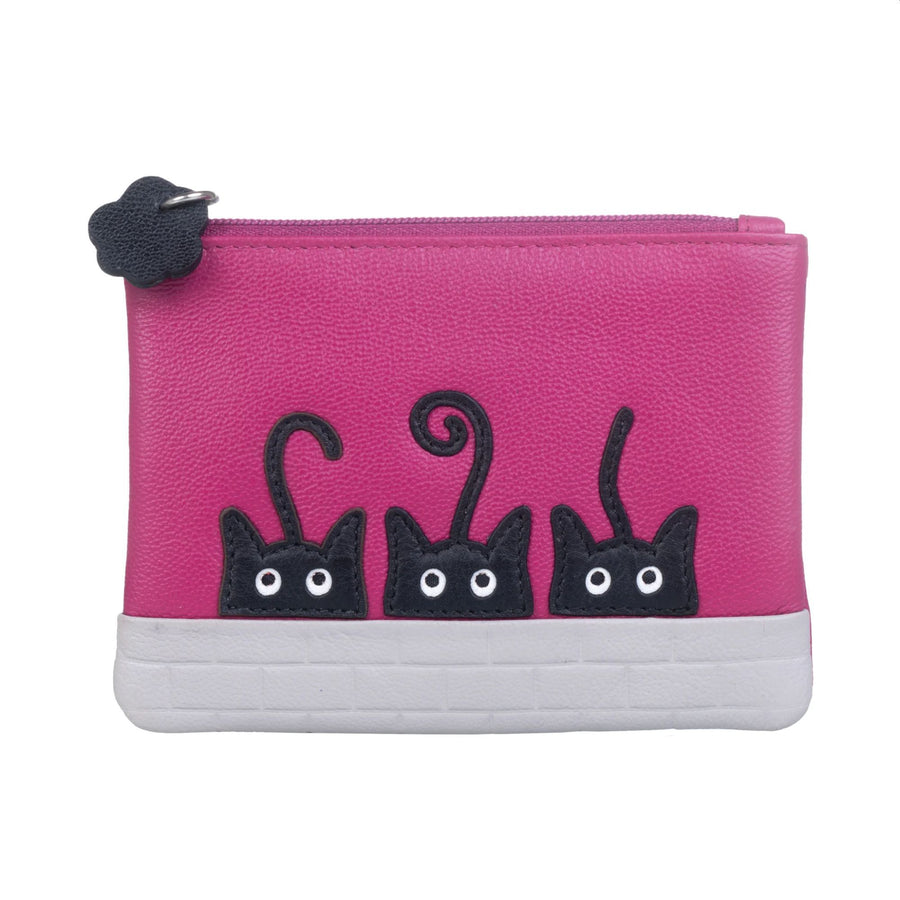Peek a Boo Leather Coin Purse