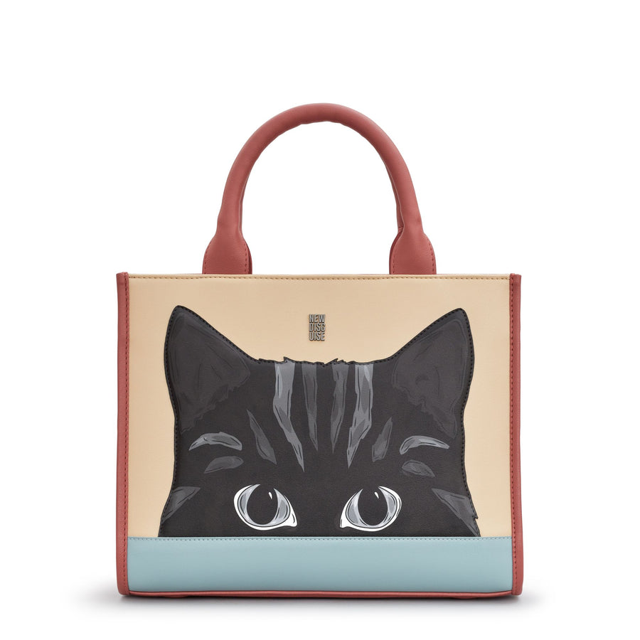 Peeking Cat Applique Grab Bag