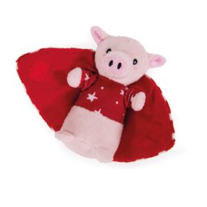 Penny Pig in Blanket Cat Toy