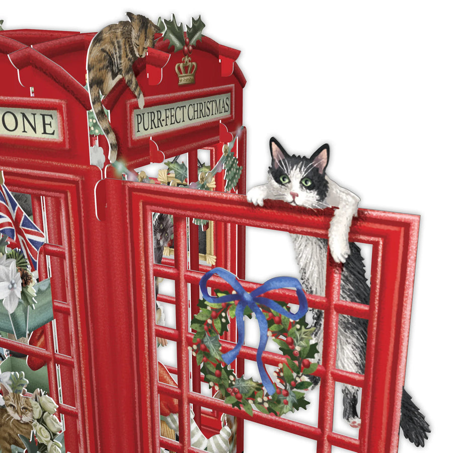 Phone Home 3D Pop-up Christmas Card