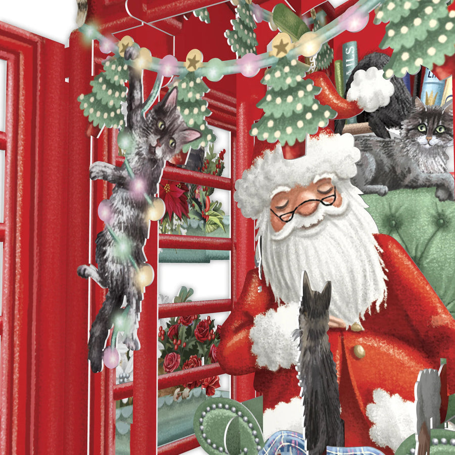 Phone Home 3D Pop-up Christmas Card