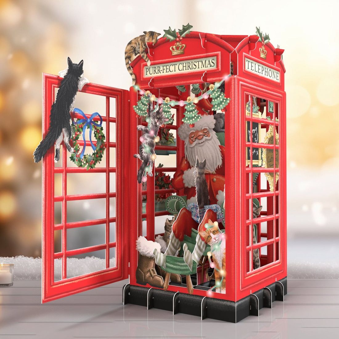 Phone Home 3D Pop-up Christmas Card
