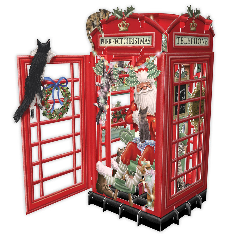 Phone Home 3D Pop-up Christmas Card