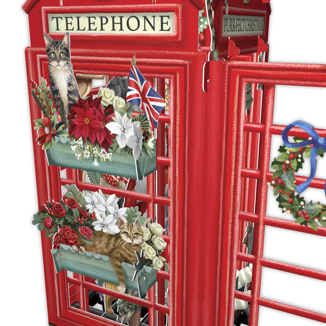 Phone Home 3D Pop-up Christmas Card