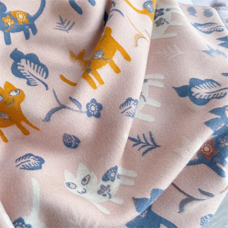 Walking Cats Blanket Scarf