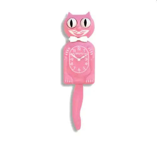 Pink Satin Kitty Cat Klock