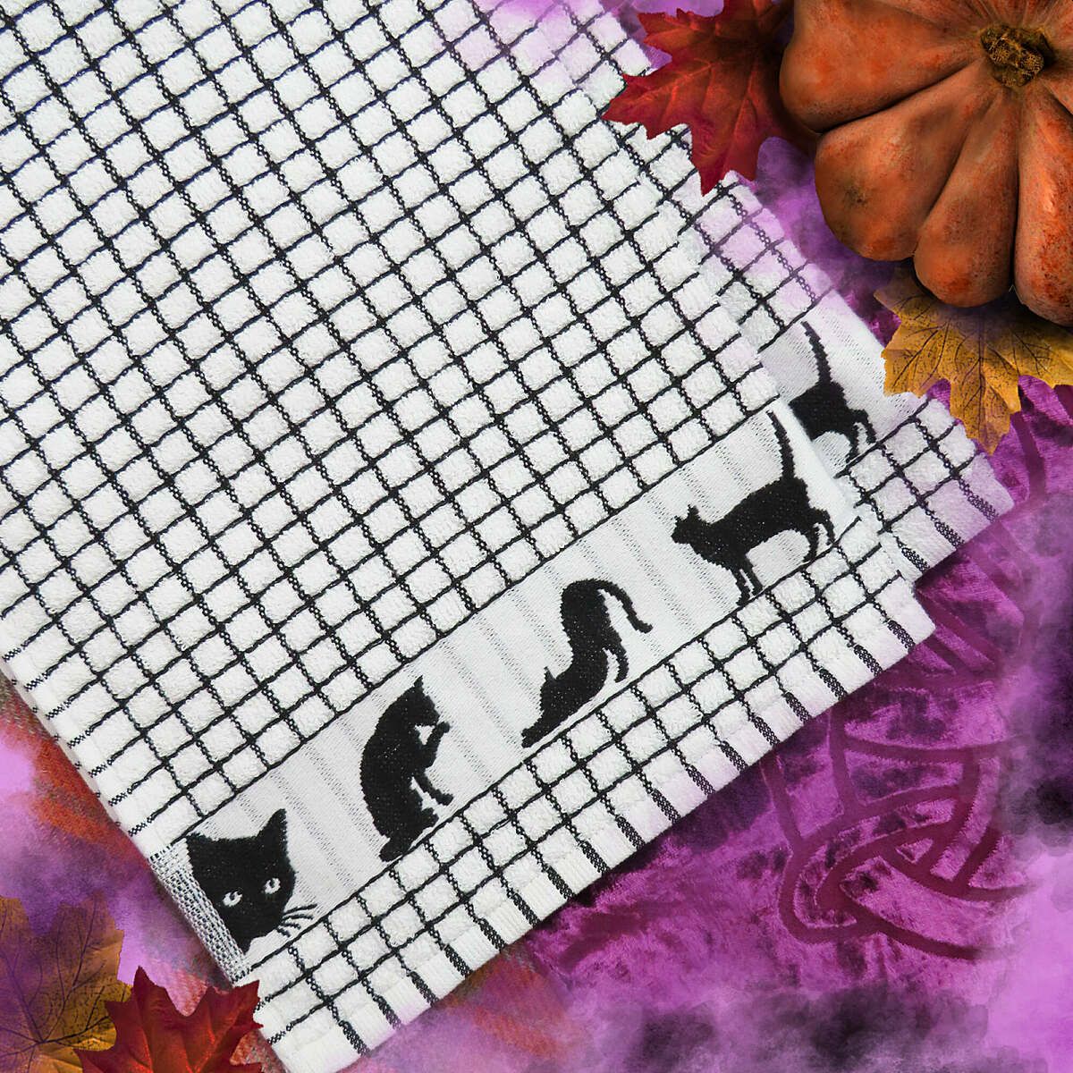 Black Cat poli-dri tea towel