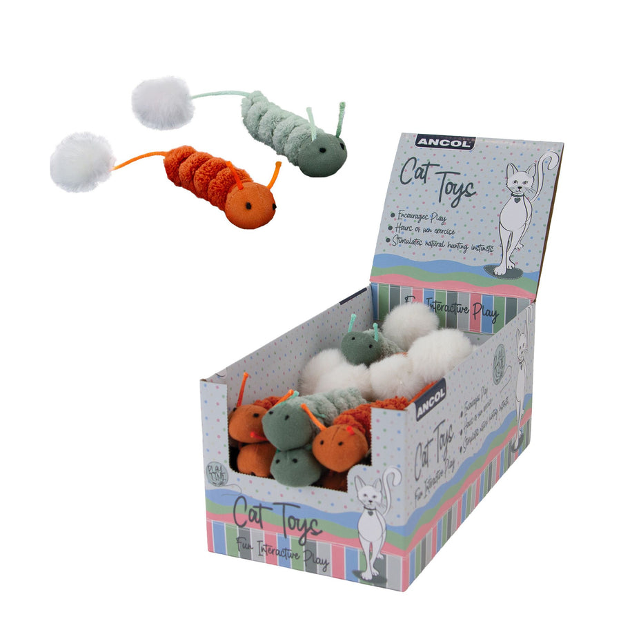 Pom Pom Caterpillar Cat Toys