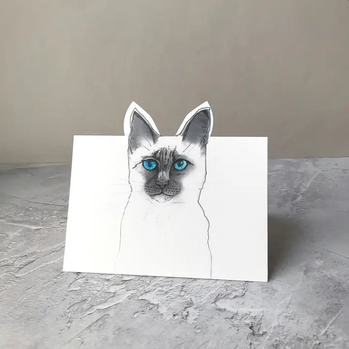 Pop-up Cat Greetings Card