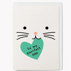 Purrfect Dad Graphic Card