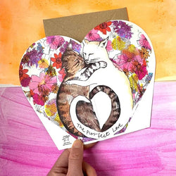 Purrfect Love Cat Card