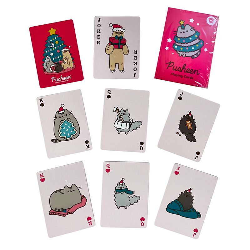 Pusheen the Cat Festive Playing Cards