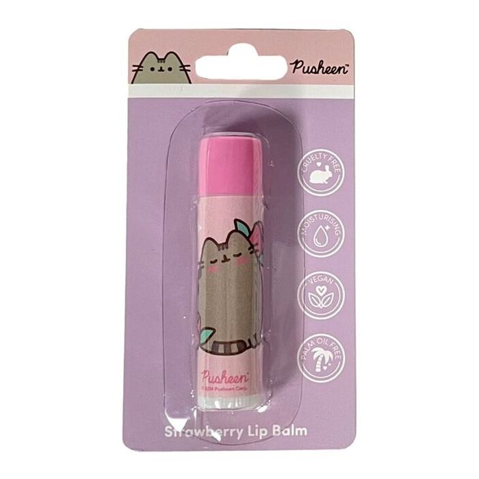 Pusheen Lip Balm Stick, Strawberry
