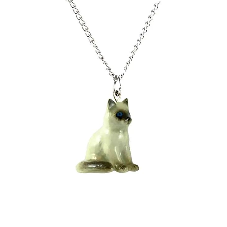 Ragdoll Cat Porcelain Pendant