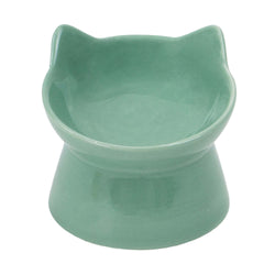 Raised Ceramic Cat Feeder