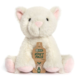 Recycled White Kitty Soft Toy