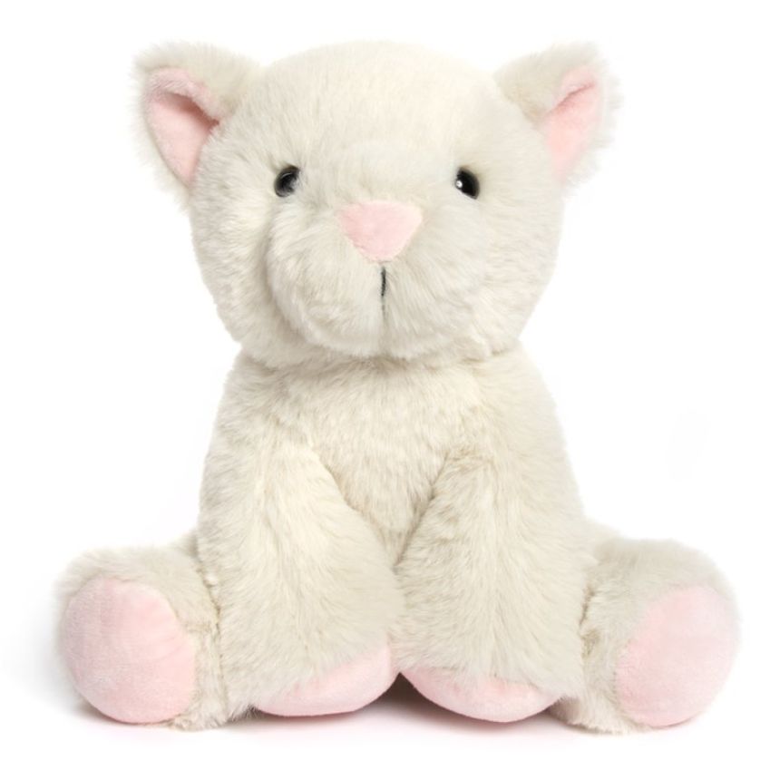 Recycled White Kitty Soft Toy