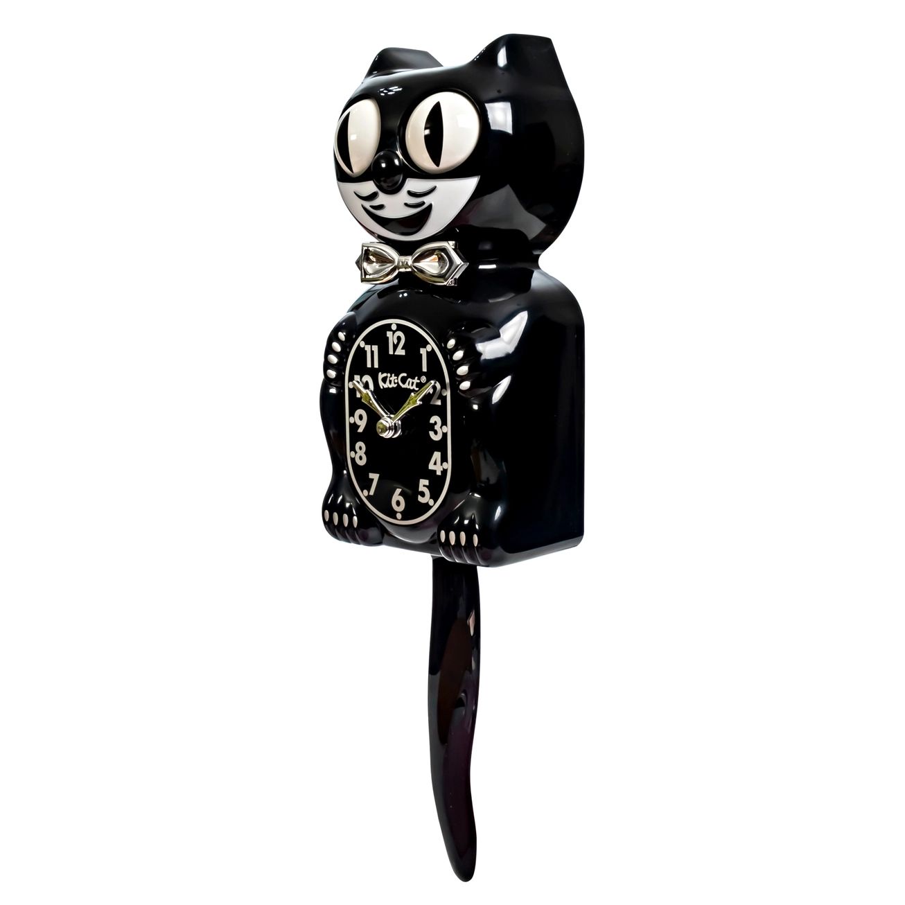 Retro Black Kit Cat Klock