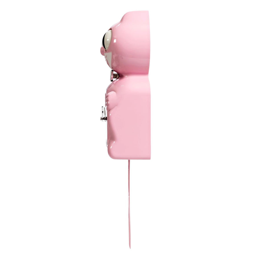 Retro Pink Kit Cat Klock