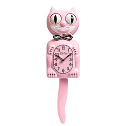 Retro Pink Kit Cat Klock