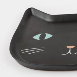 Reusable Black Cat Plate