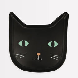 Reusable Black Cat Plate