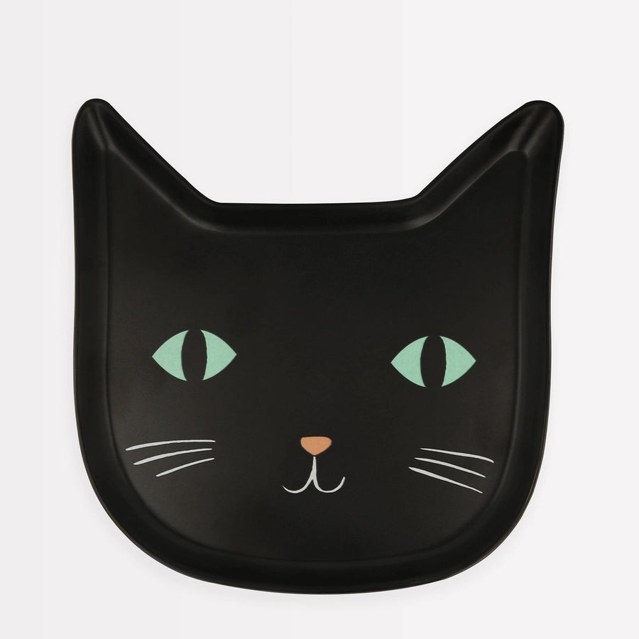 Reusable Black Cat Plate