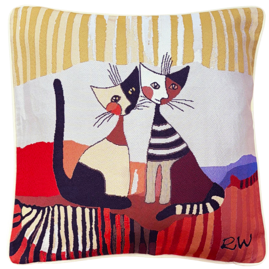 Rosina Wachtmeister Cat Tapestry Cushion Cover