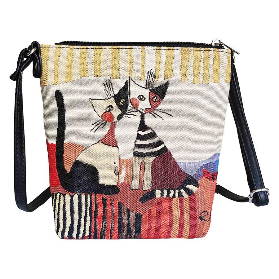 Rosina Wachtmeister Cat Tapestry Sling Bag