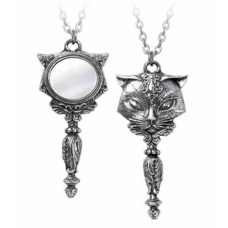Sacred Cat Mirror Pendant