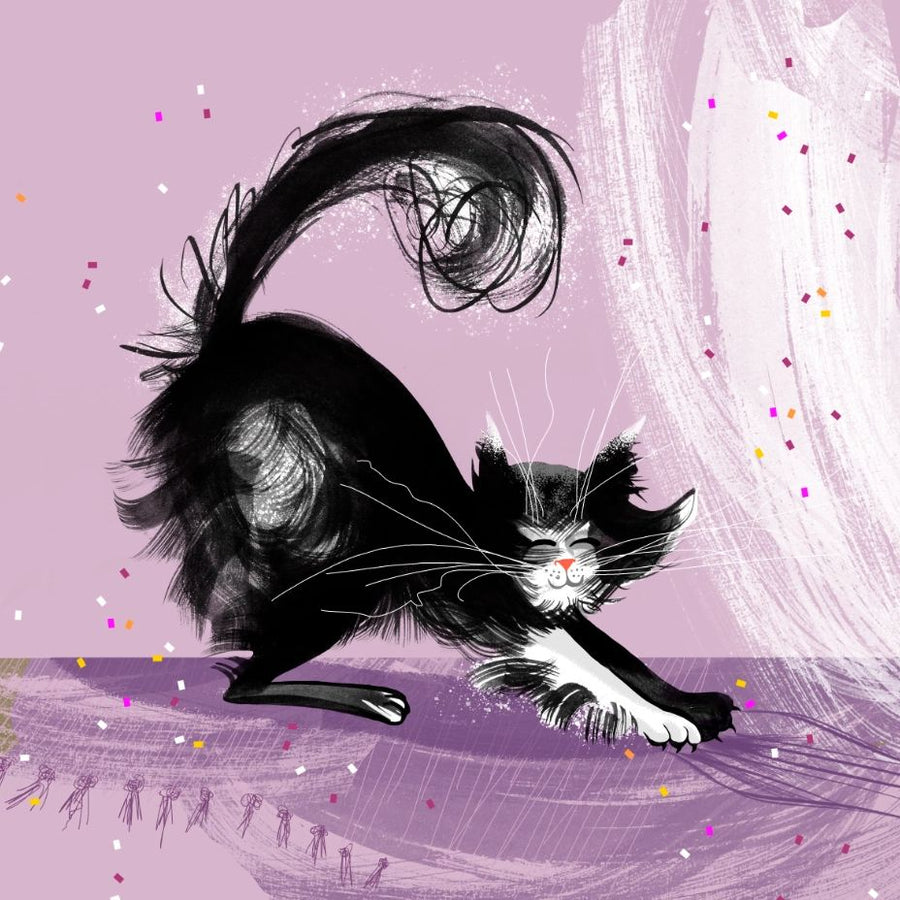 Scratch Kitty Paw Behaviour Card