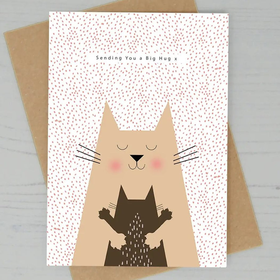 Sending you a Big Hug Greetings Card