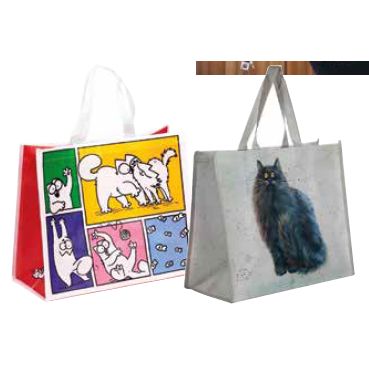 Cat Shopper Bags, pack of 2