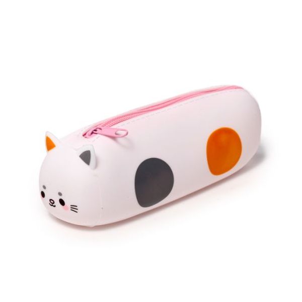 Calico Cat Silicone Pencil Case