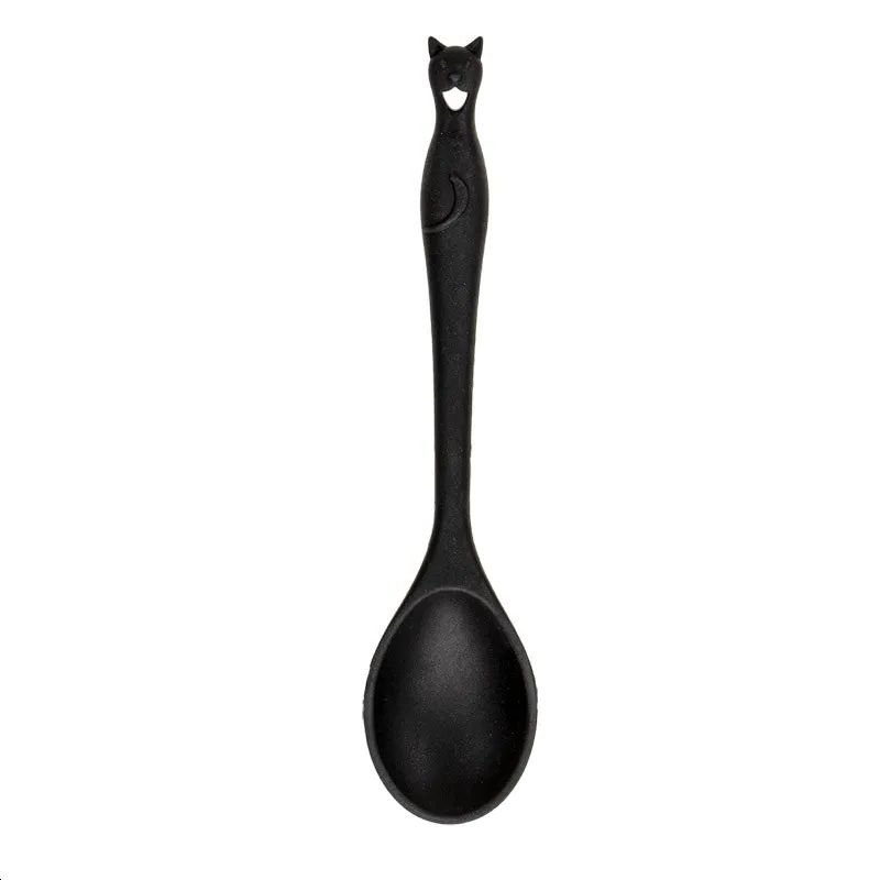 Cats Silicone Kitchen Spoon & Whisk Set
