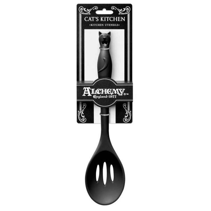 Cats Kitchen Silicone Slotted Spoon