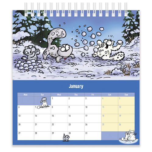 Simon’s Cat 2025 Easel Desk Calendar