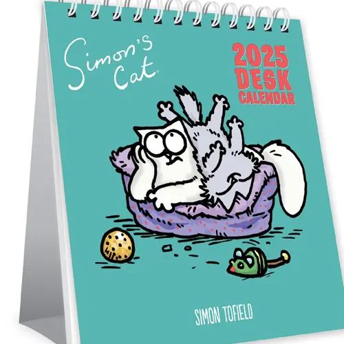 Simons Cat 2025 Easel Desk Calendar 2025 Cat Desk Calendar The Cat