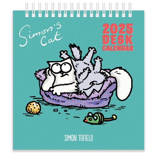 Simon’s Cat 2025 Easel Desk Calendar