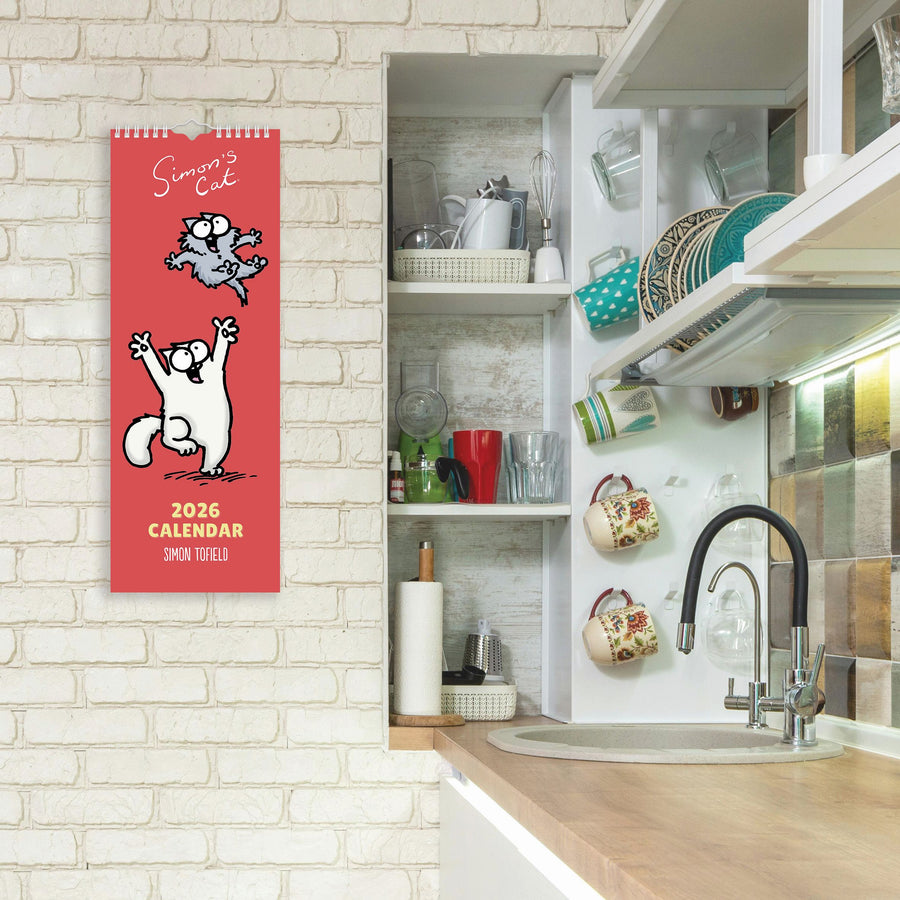 Simon's Cat 2026 Slimline Calendar