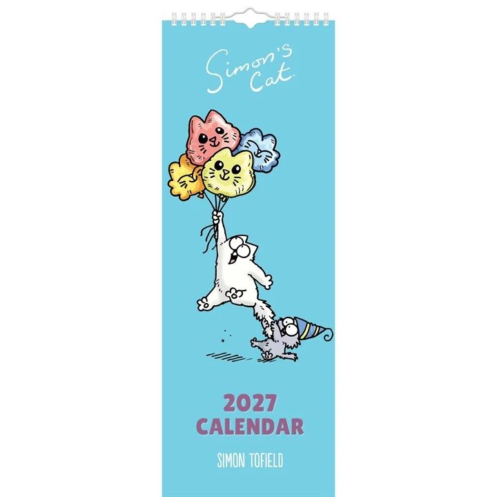 Simon's Cat 2027 Slimline Calendar